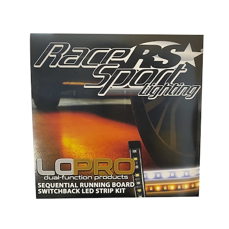(2) Lopro 48In Sequential Running Board Switchback Led Strips